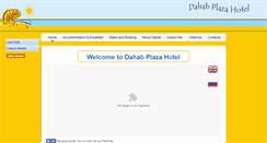 Desktop Screenshot of dahabplazahotel.com